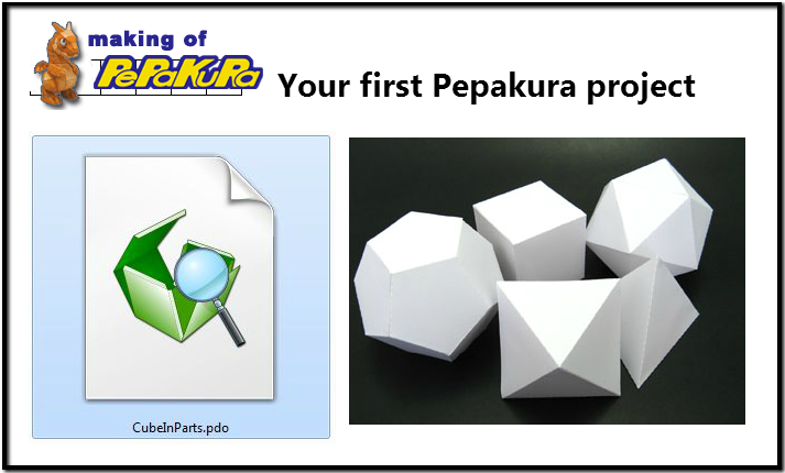 Your First Pepakura Project