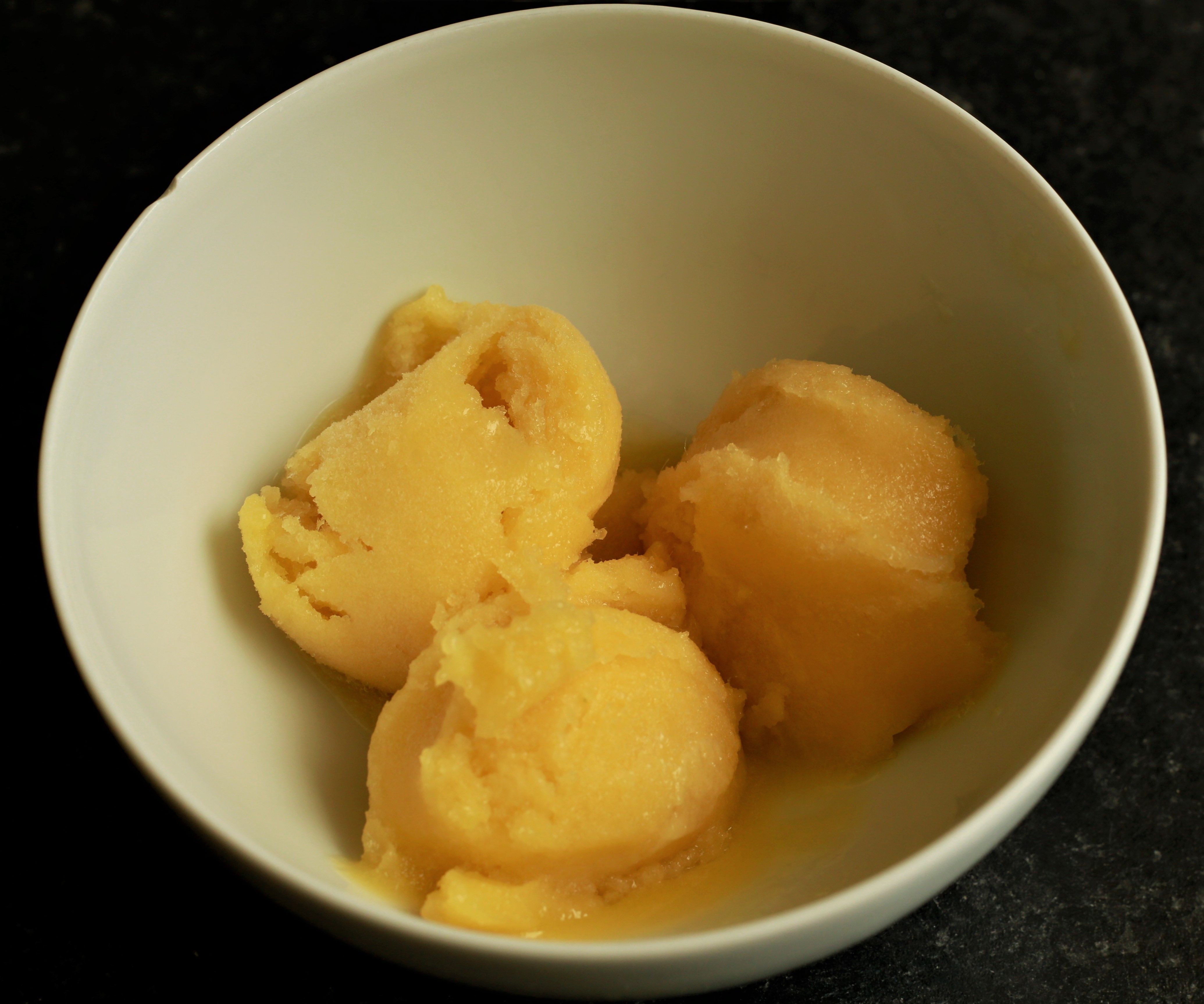 Super Simple Mango Sorbet