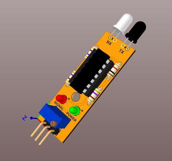 Generic IR Sensor With LM324