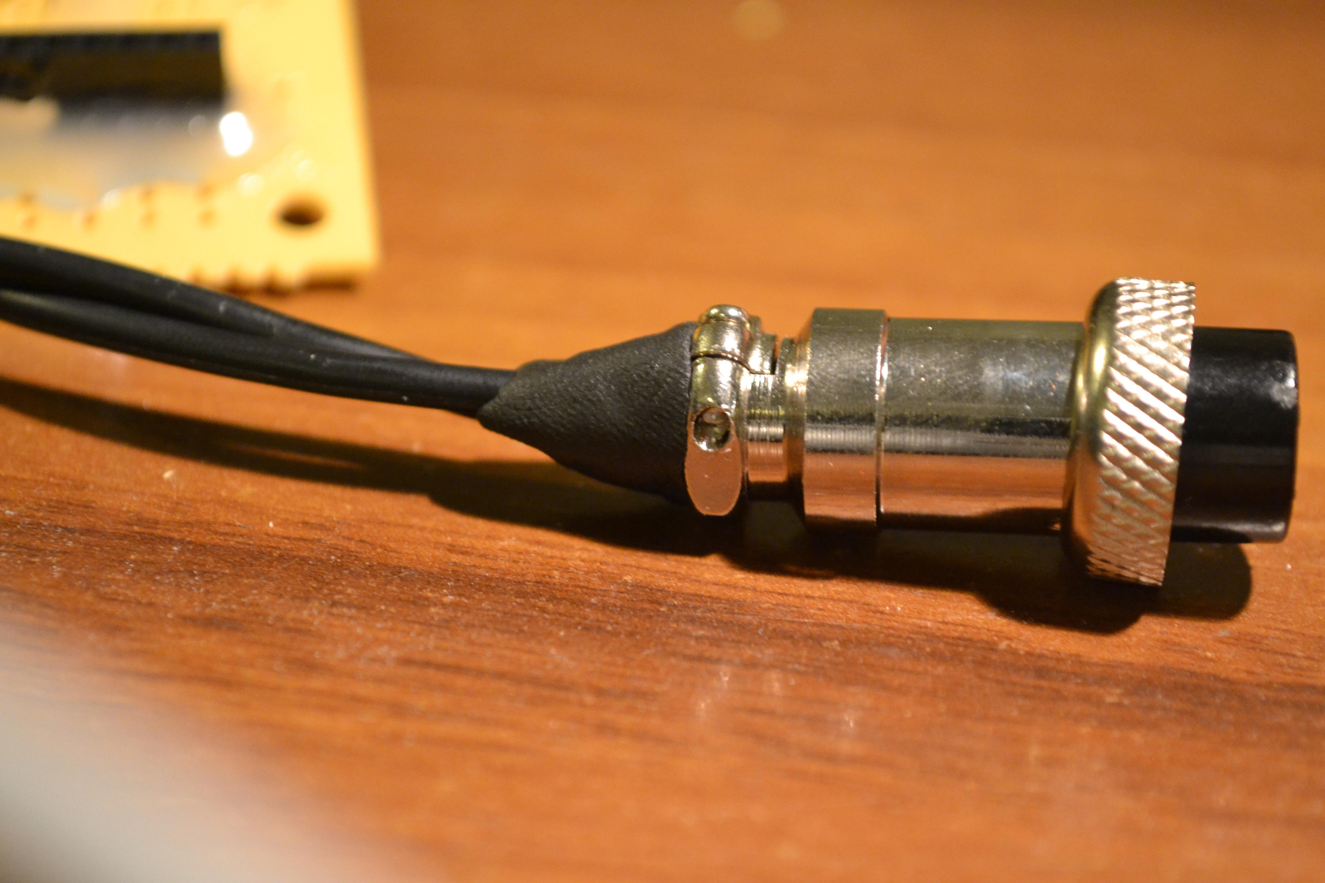 Hardening 8-pin Ham Radio Mike Connector With Sugru