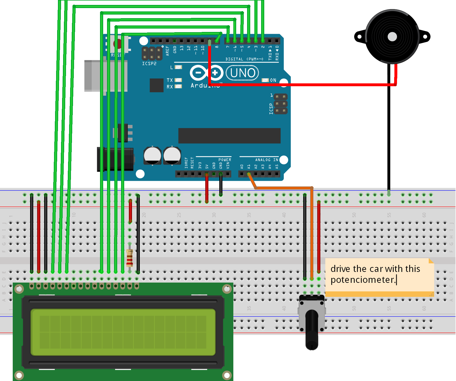 Car Game for Arduino