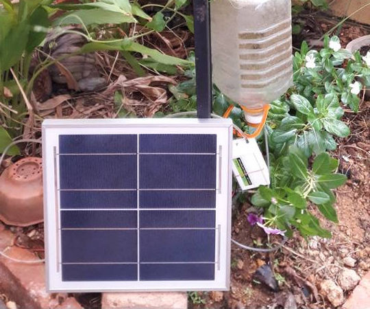 Air-Lift Irrigation Using Solar Panel