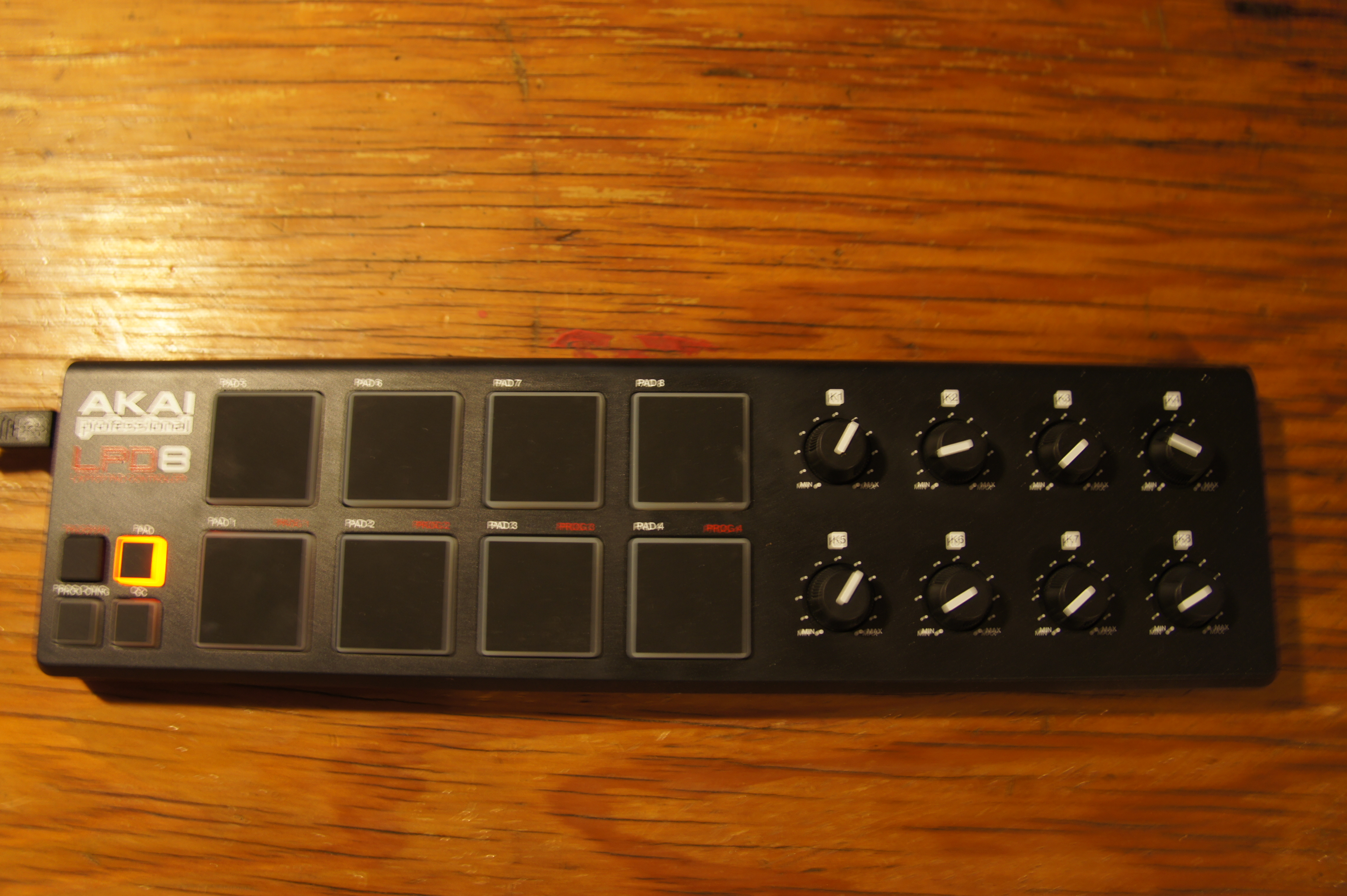 How to set up the AKAI LPD8 usb controller in Fruity Loops