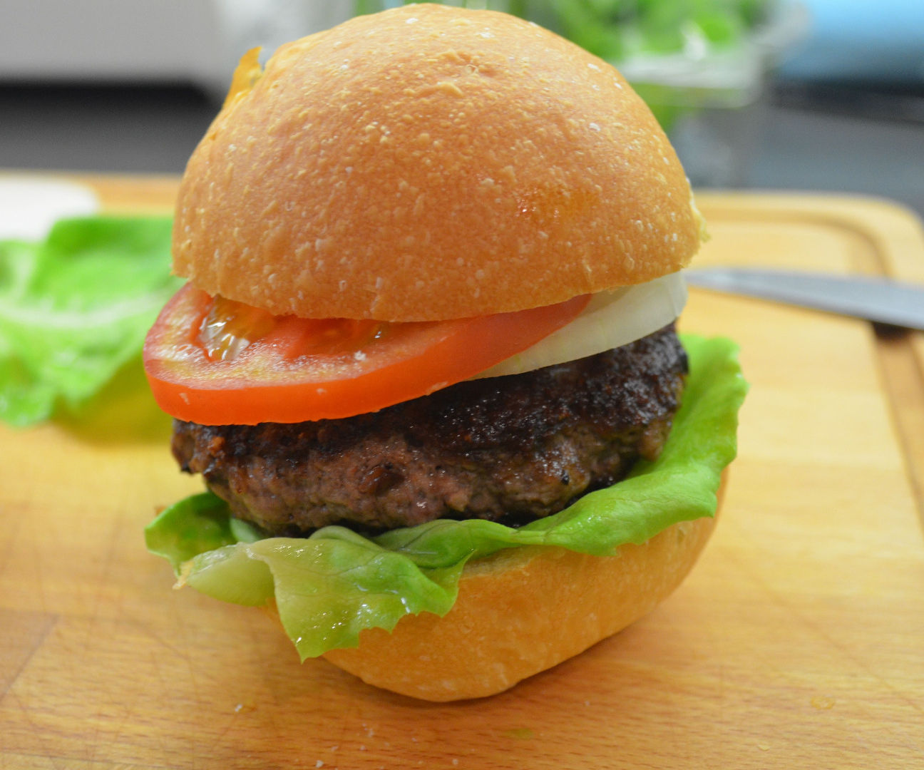 No Smoker Smoked Burger aka Seasoning Meat with Meat!