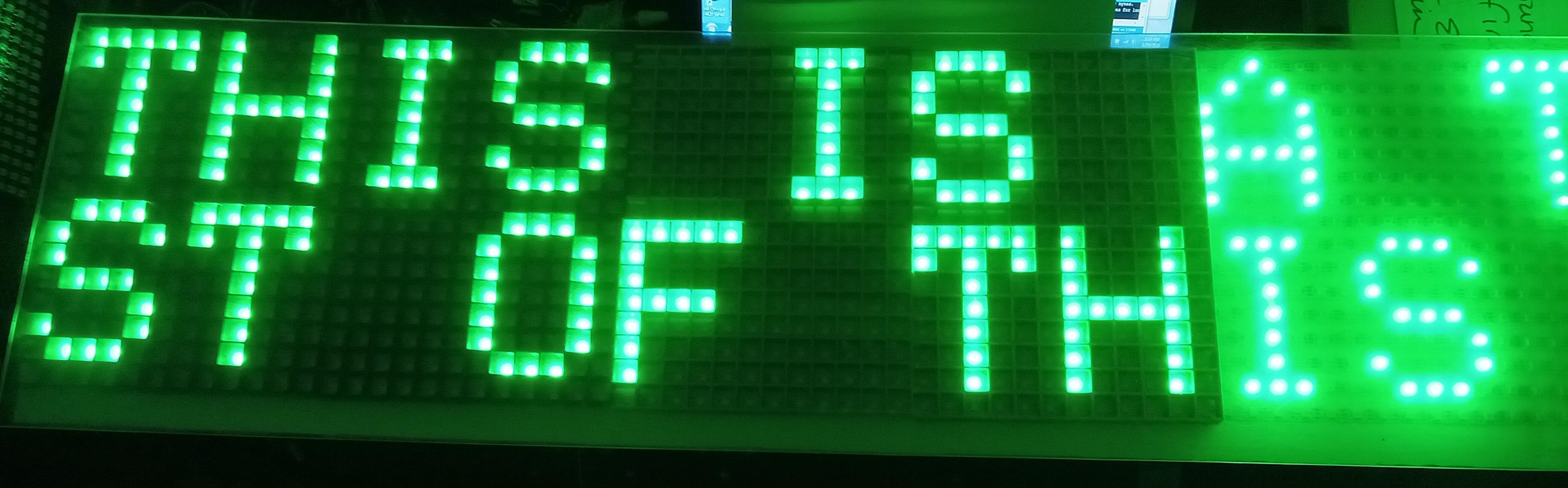 Four Foot Long LED Signs