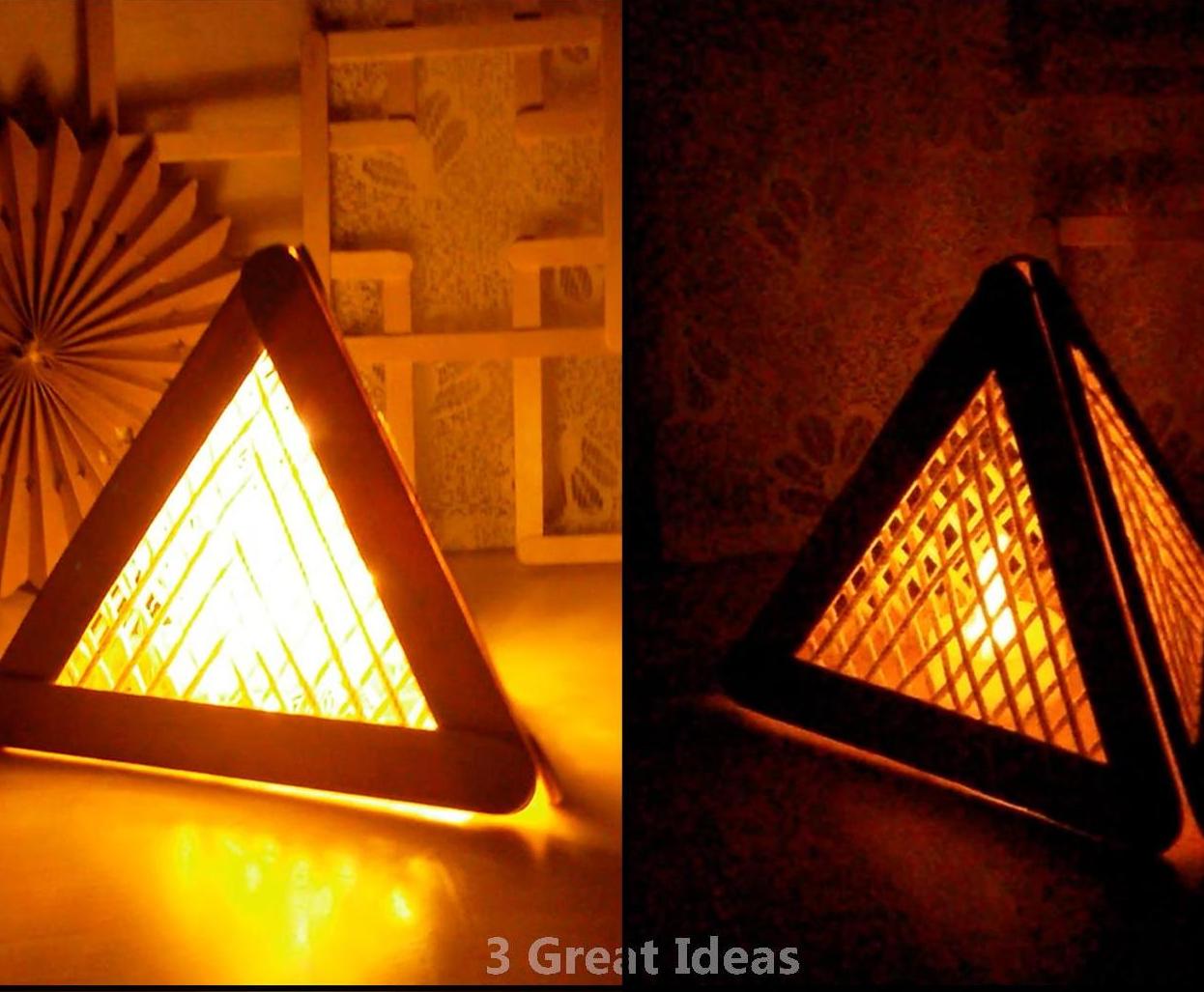 Diy Pyramid Decor Making
