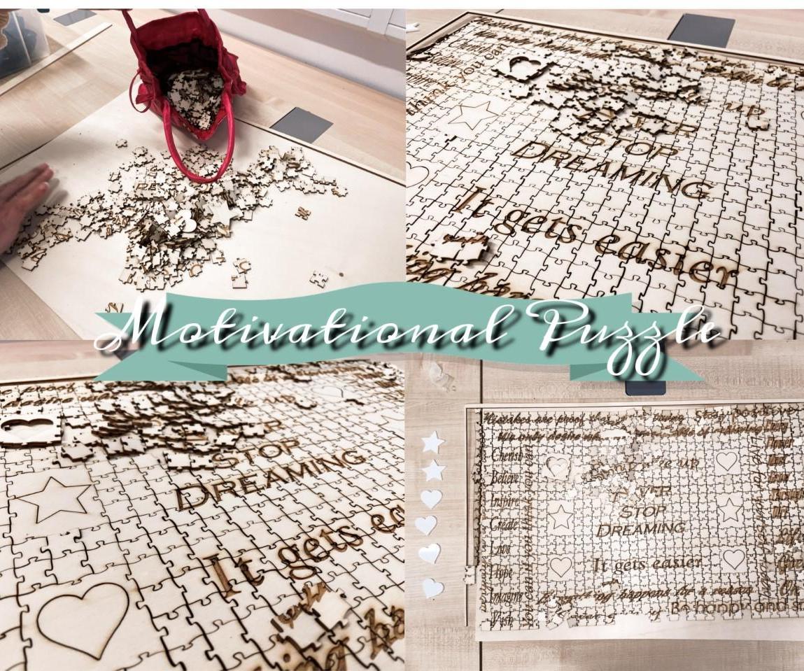 Motivational To-Do Jigsaw Puzzle (for the Stressed and Anxious)