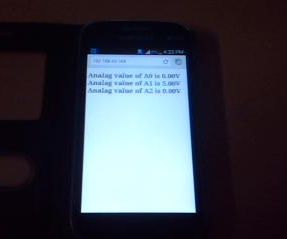 Linkit one-View All Analog data using Mobile WIFI hotspot
