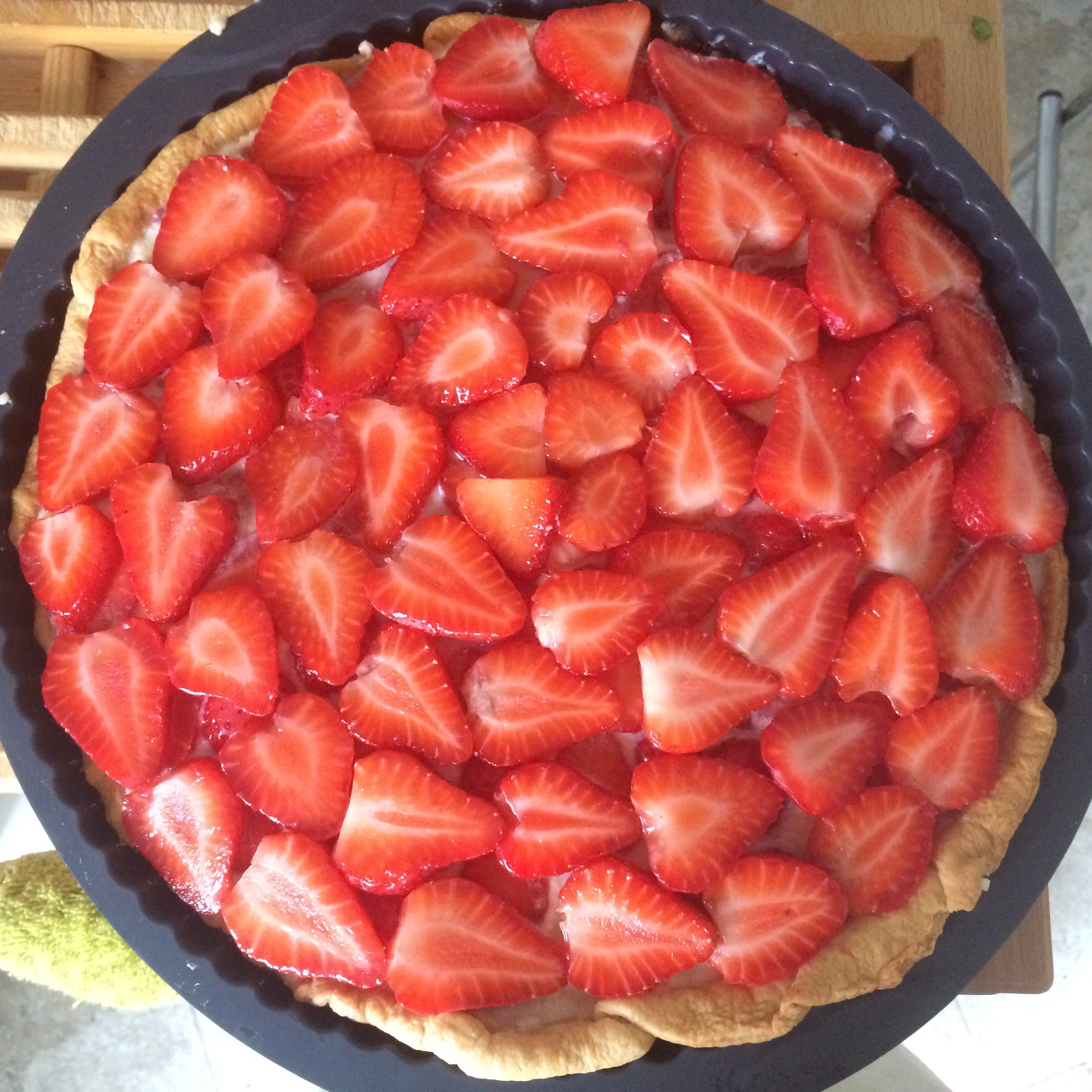 Strawberry Mascarpone Pie
