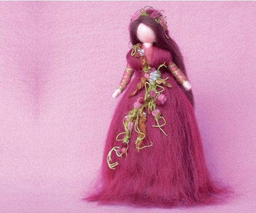 How to Make a Magic Wool Autumn Fairy