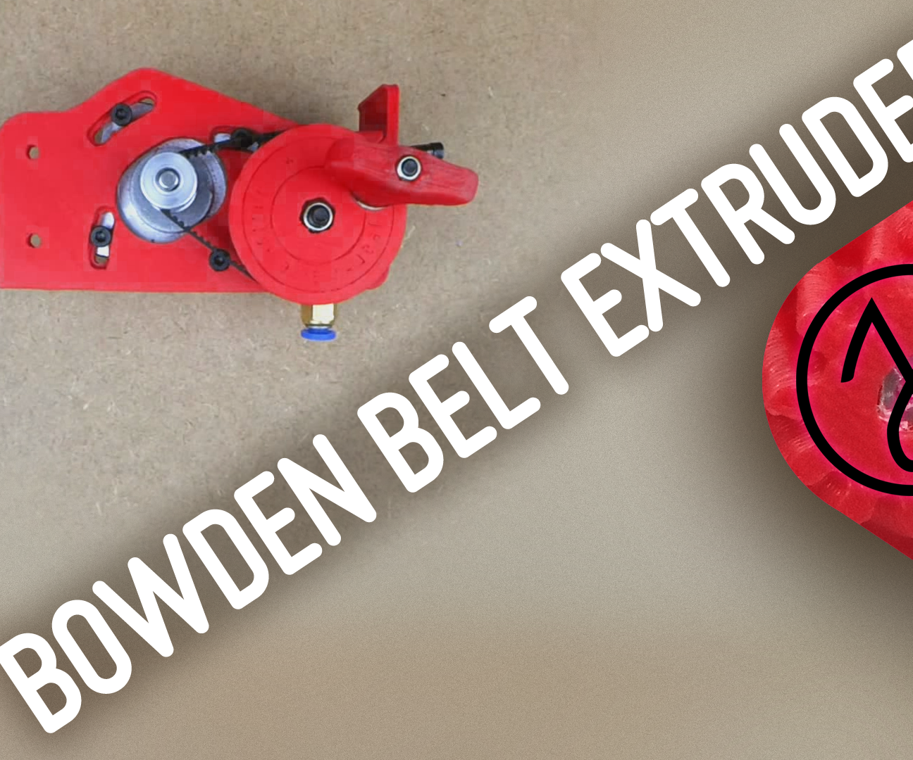 Bowden Belt Extruder