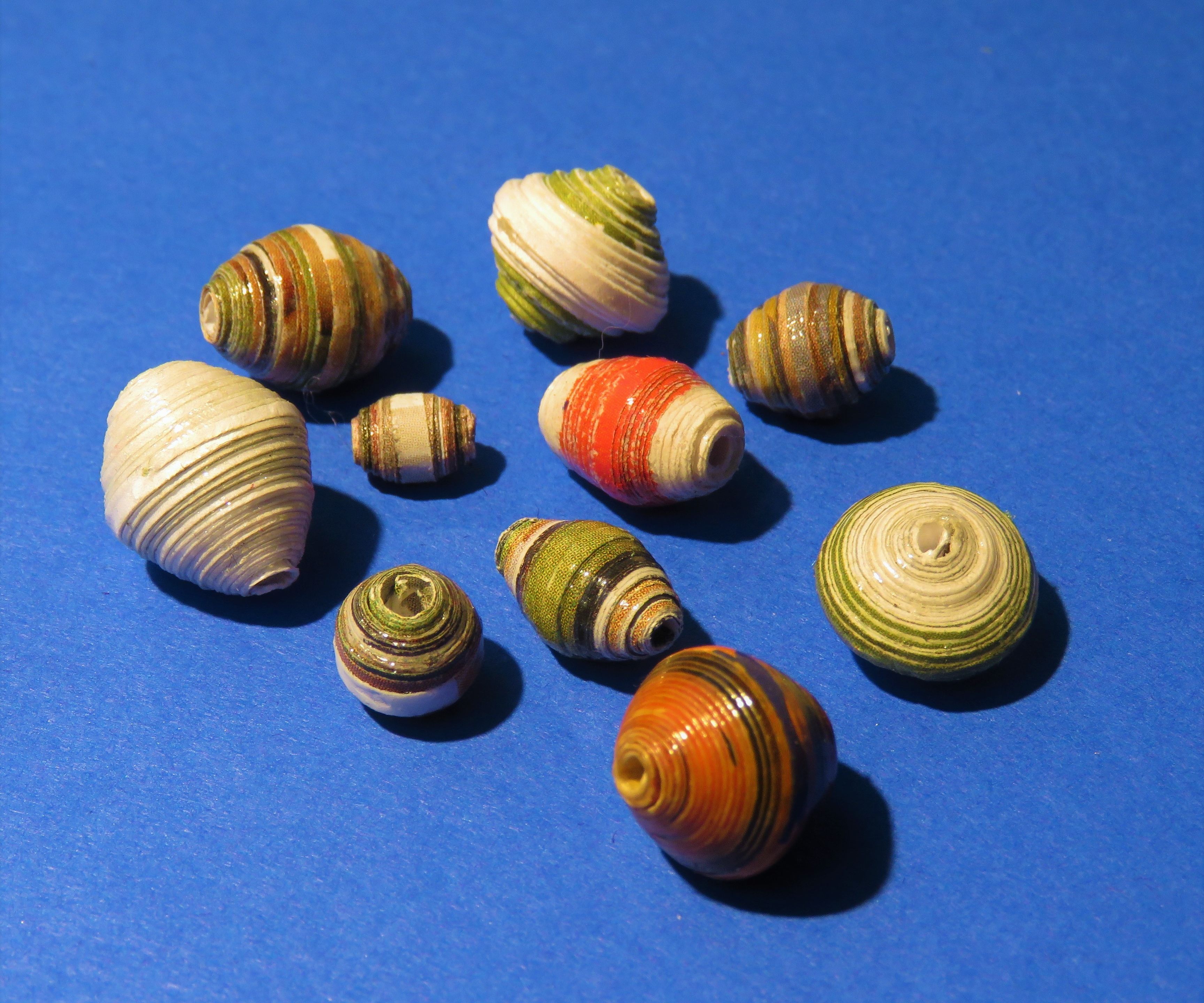 Recycled Paper Beads