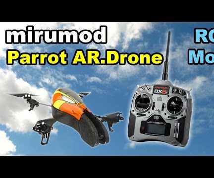 Parrot AR Drone mirumod - RC transmitter mod howto guide