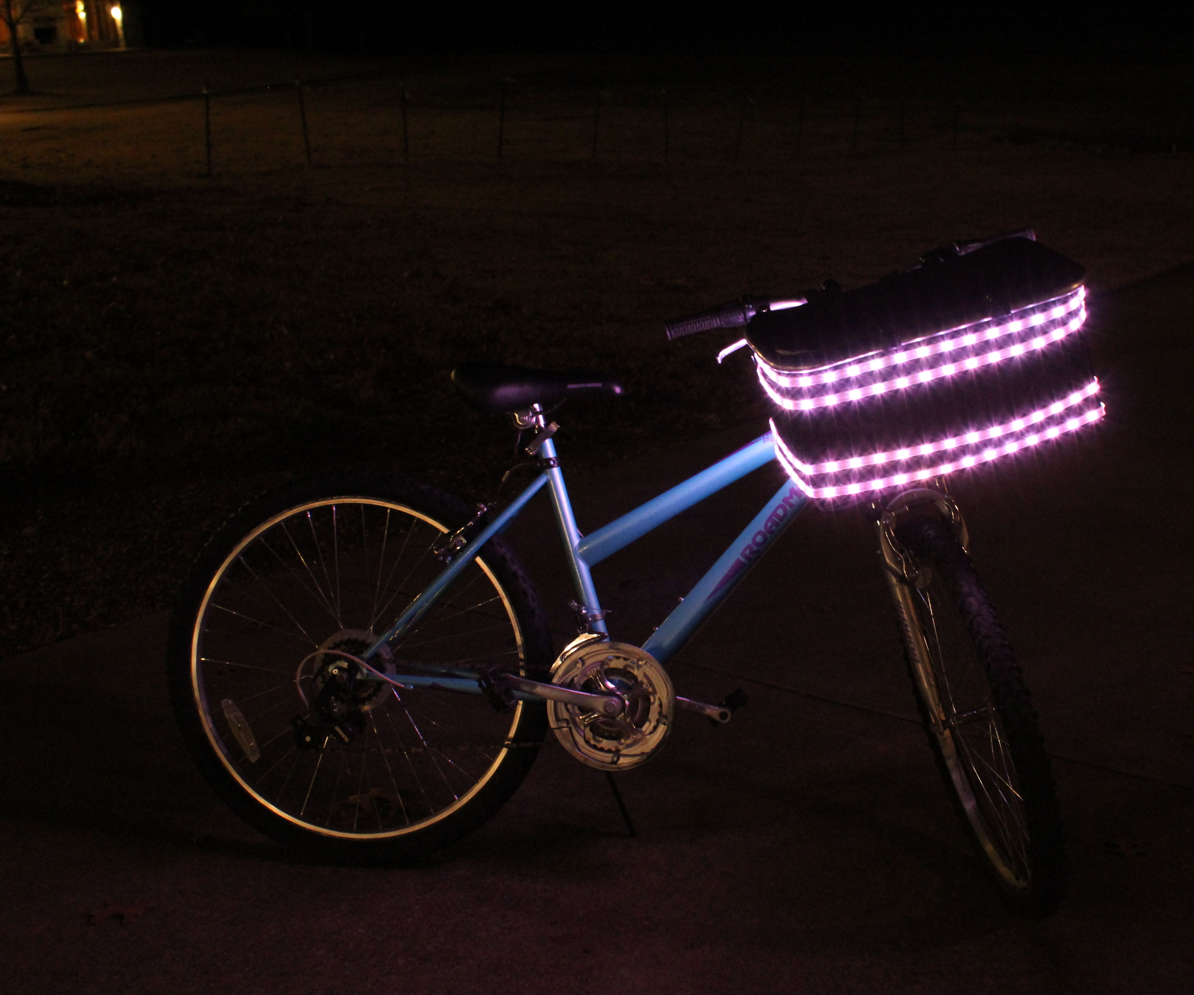 Light Up Bike Basket