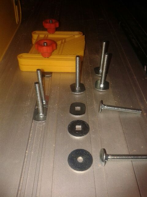 Tee Slot Bolts for Table Saw and Router Jigs