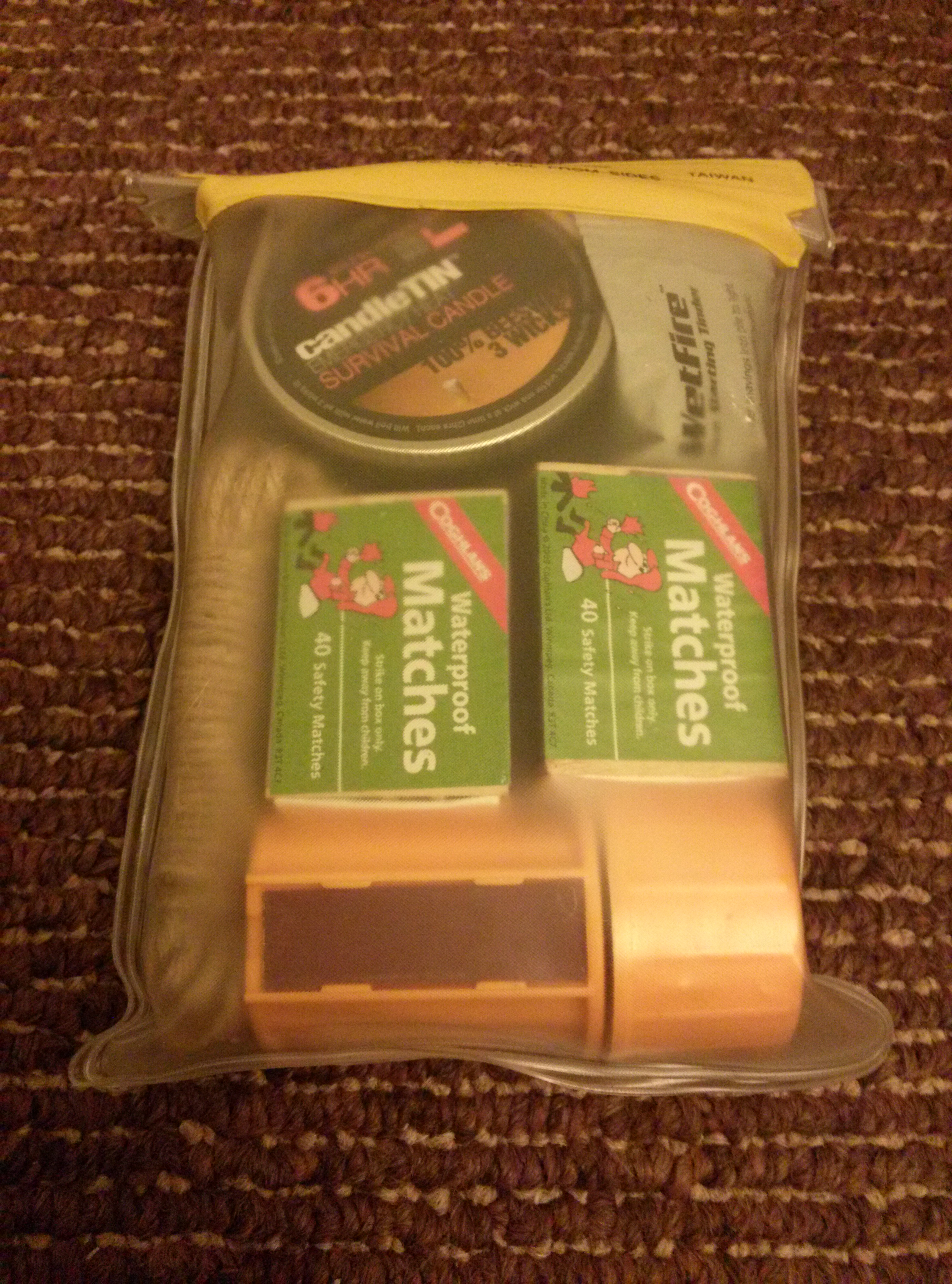 Disaster Preparedness (Fire Kit)