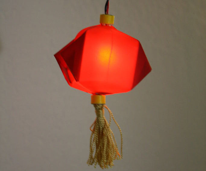 Flickering Origami Lantern