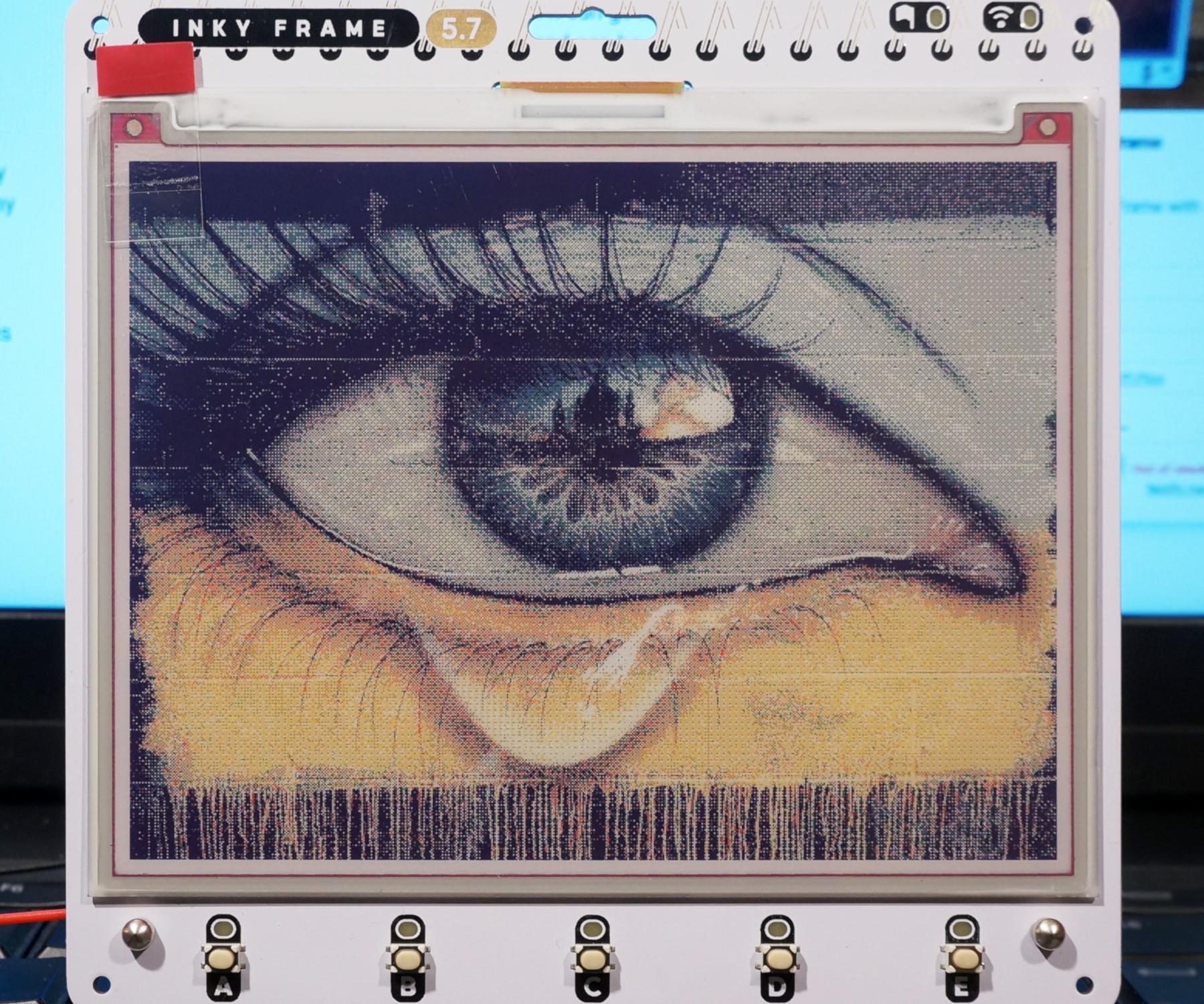 Battery-Powered Digital Picture Frame Using Pimoroni Inky Frame