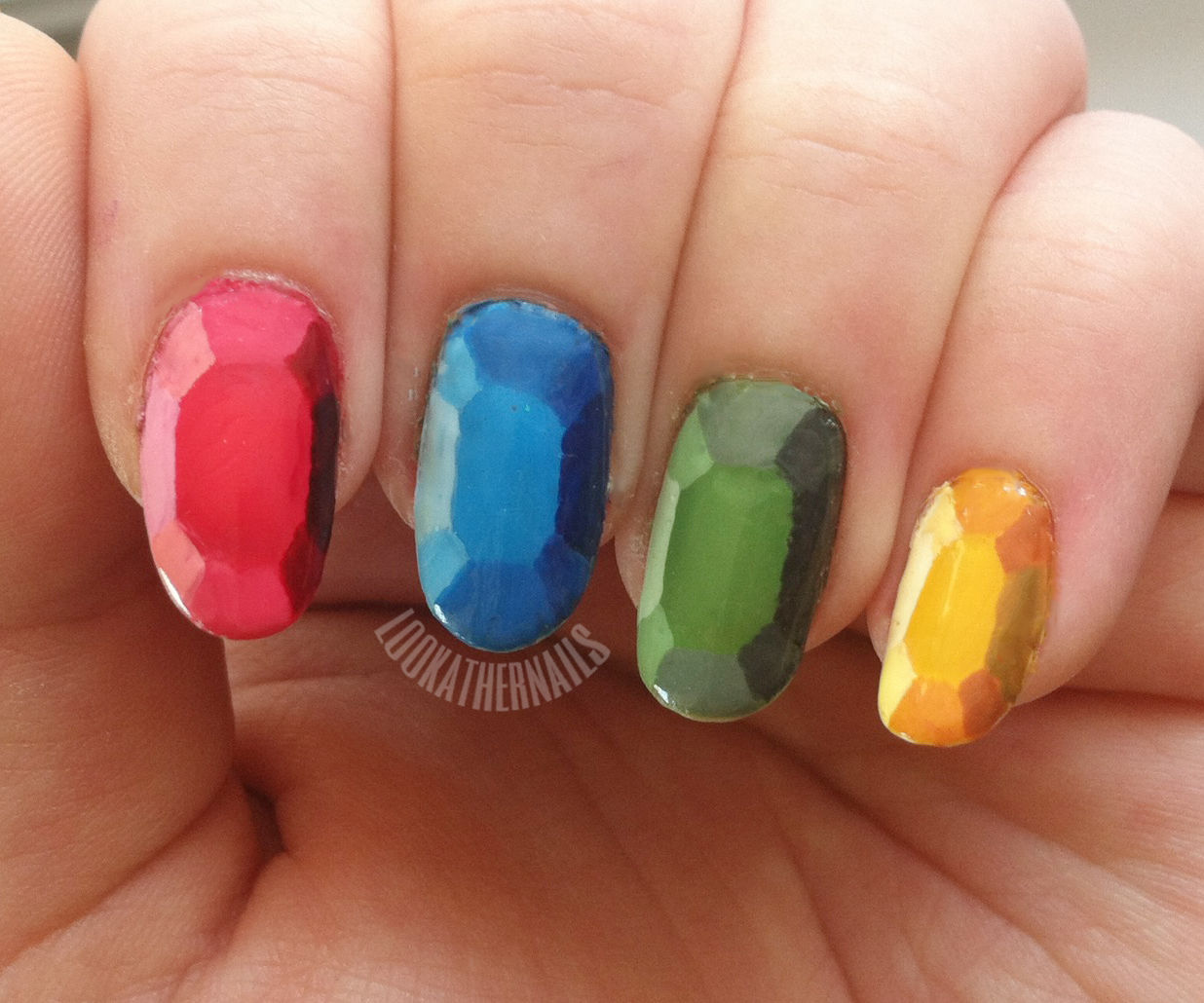 Gemstone / Rupee Nail Art