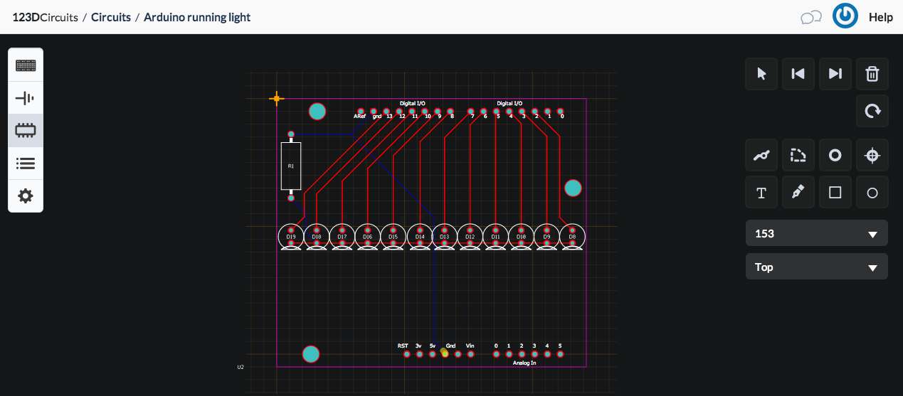 Breadboard to Custom Arduino Shield