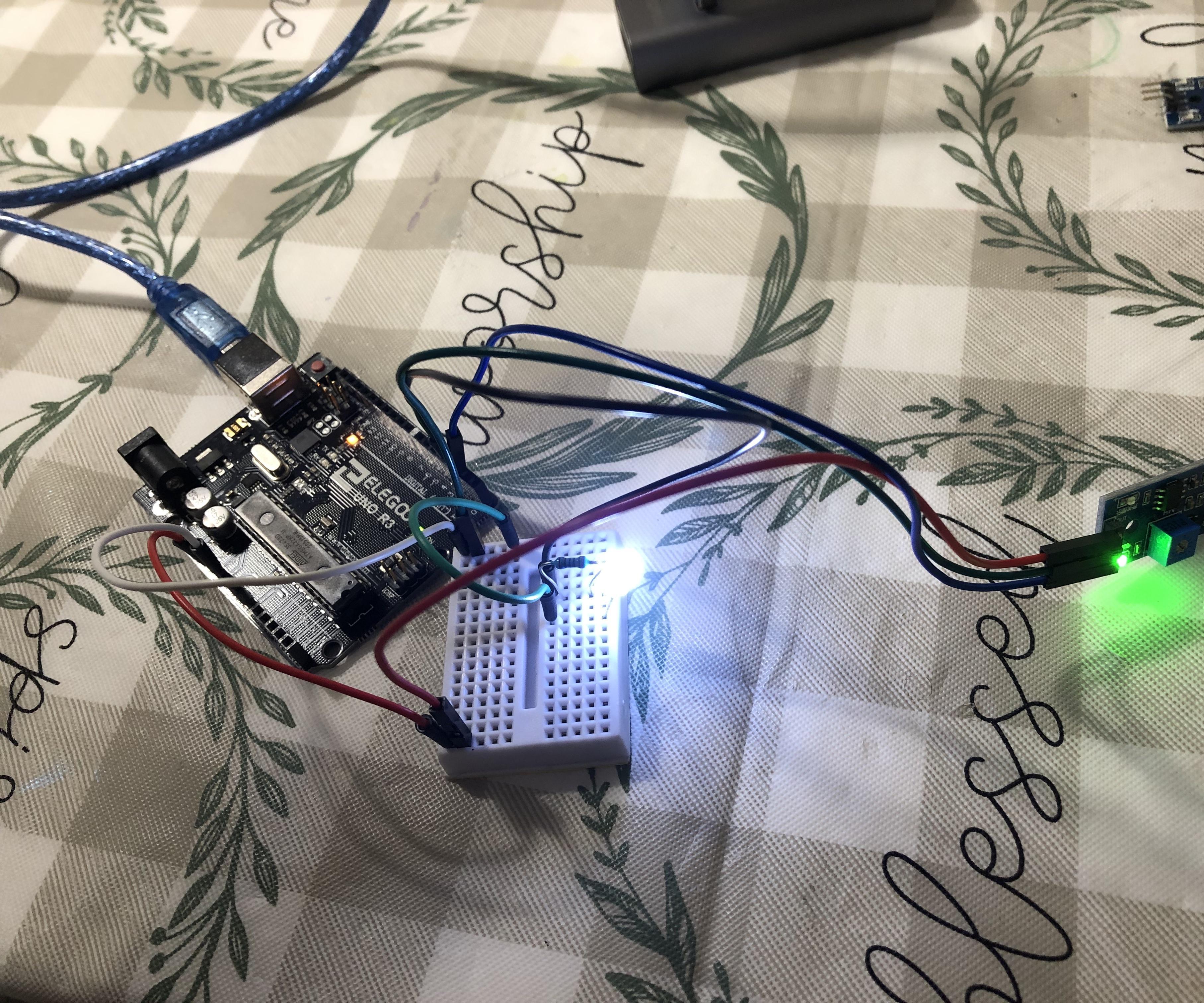 Sound Sensor to Led (Arduino)