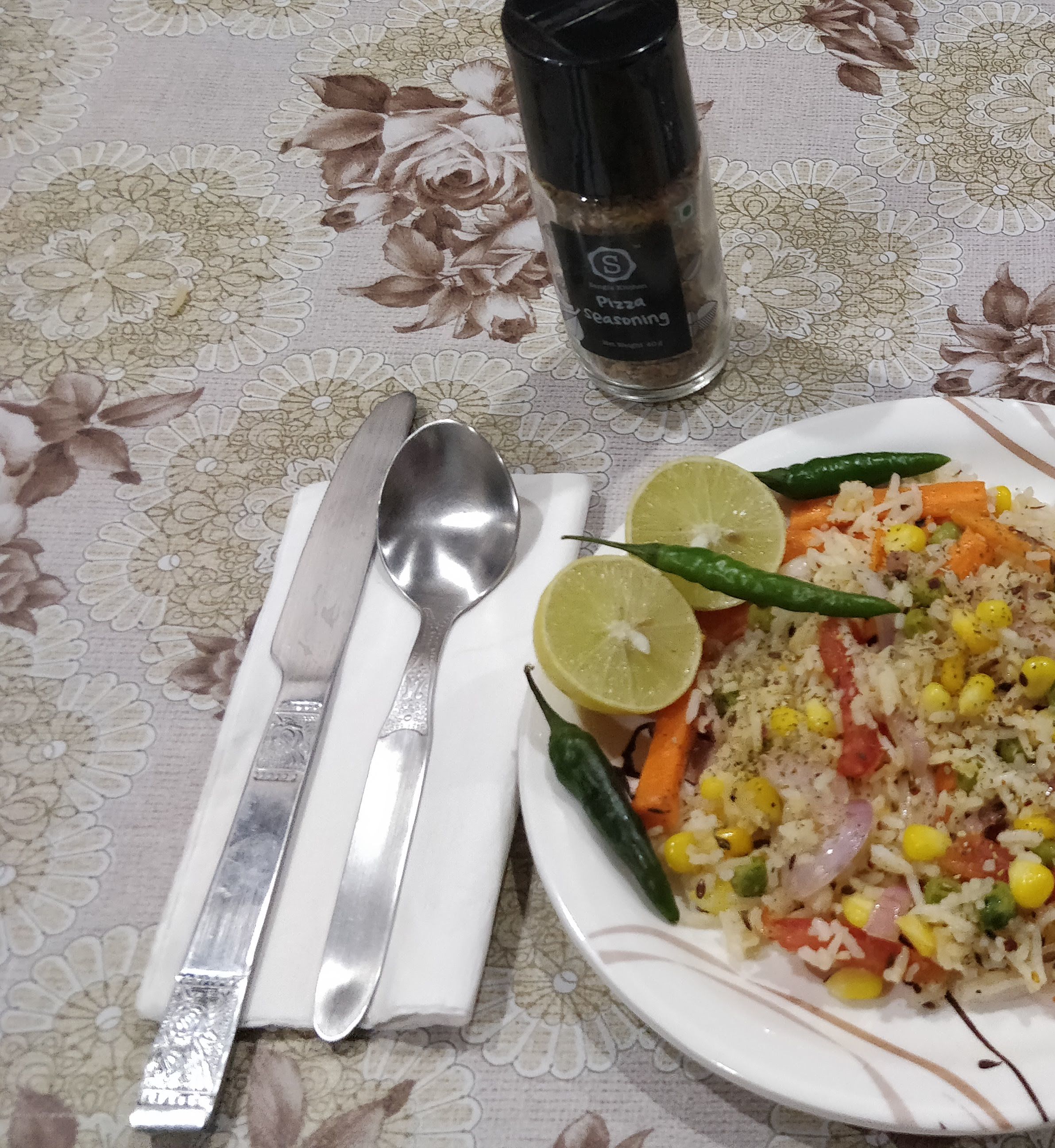 Butter rice salad 