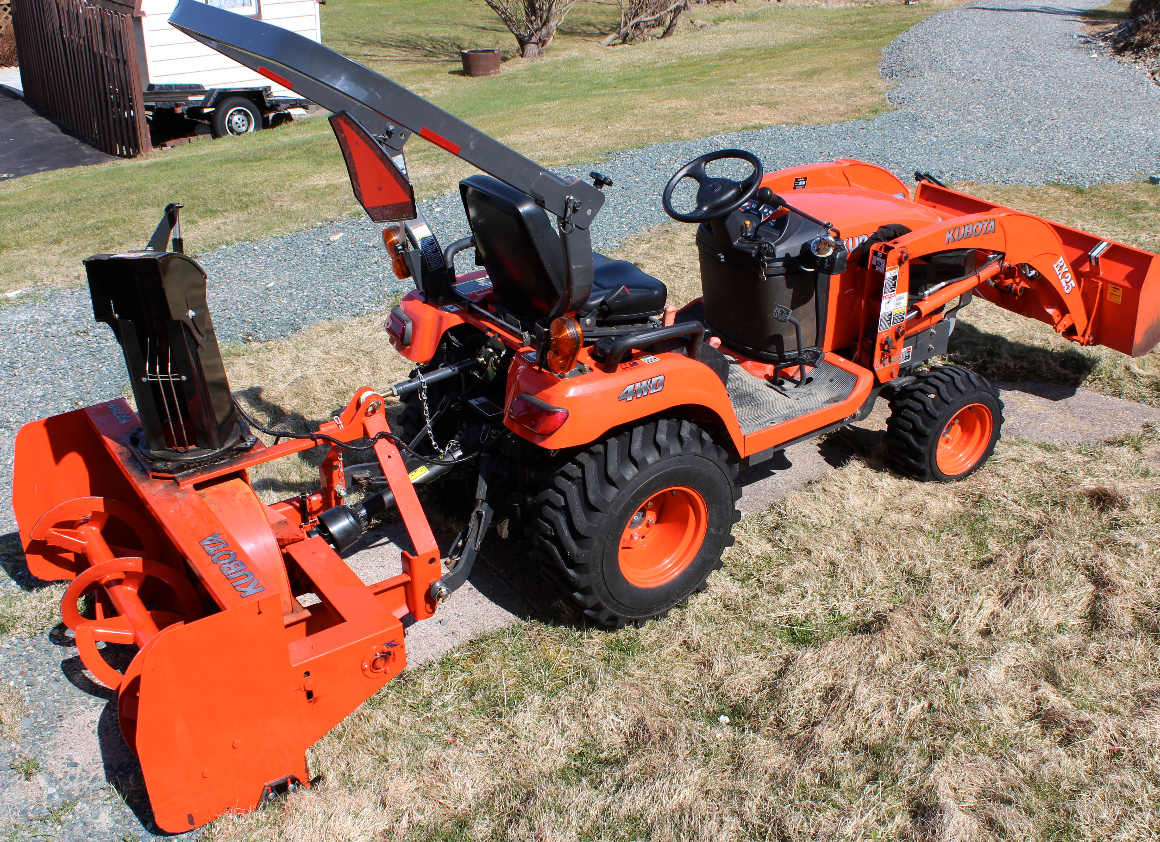 Removing Snowblower From Kubota Tractor