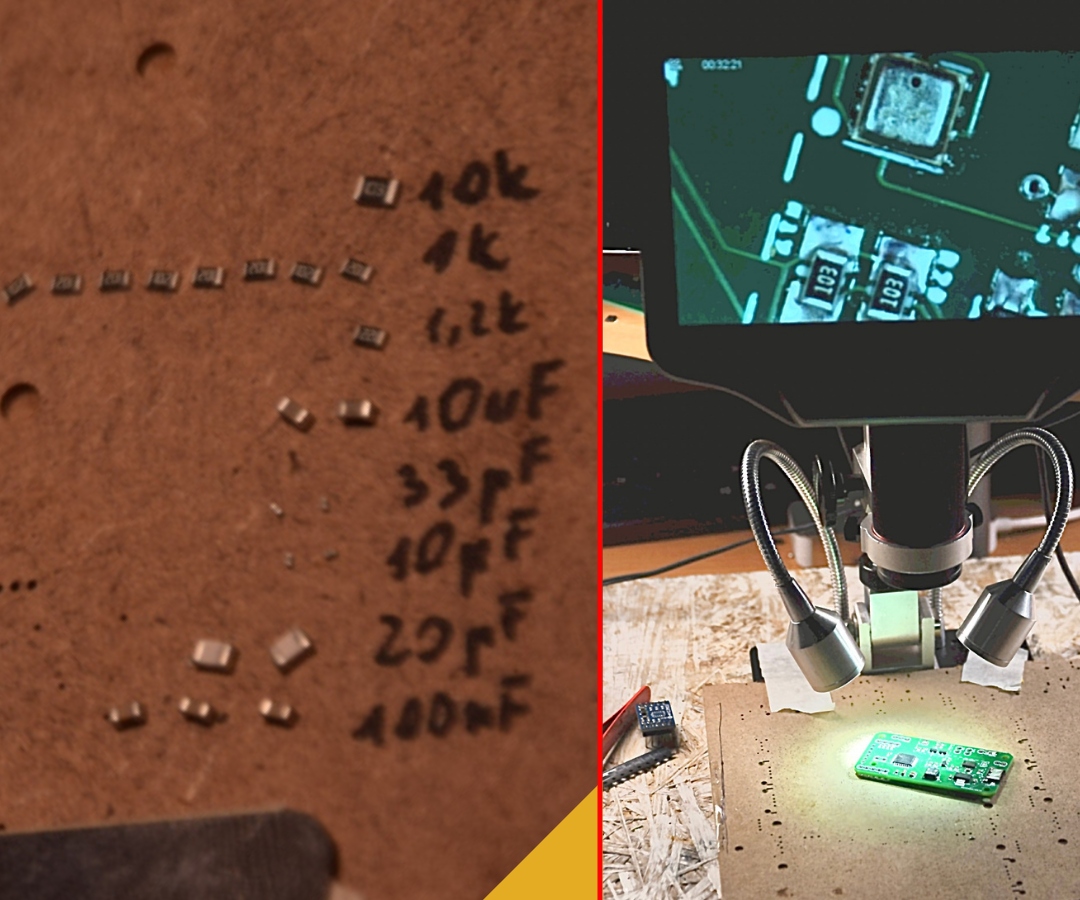 SMD Soldering and a Microscope.