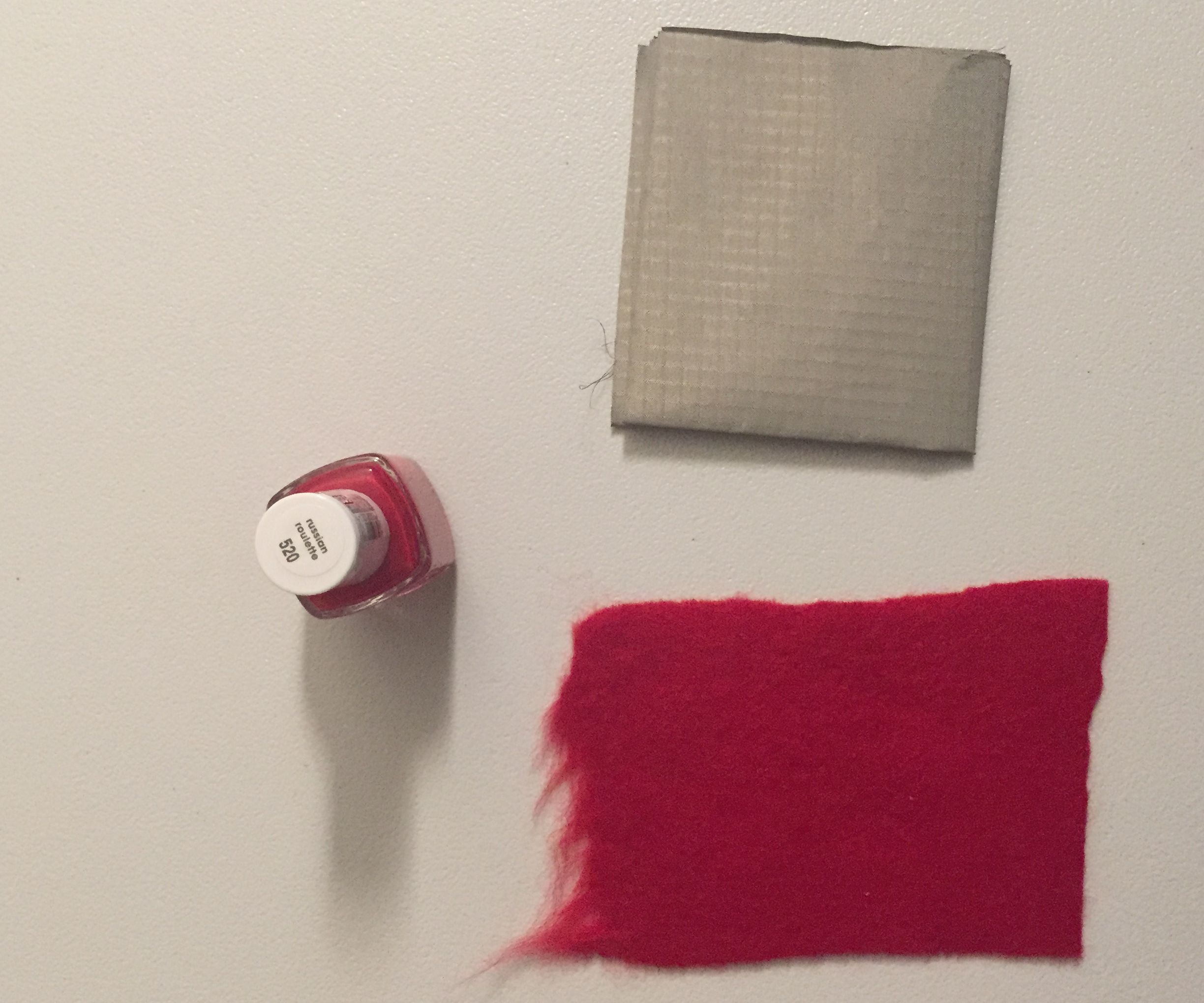 Using Nail Polish to Insulate Conductive Fabric
