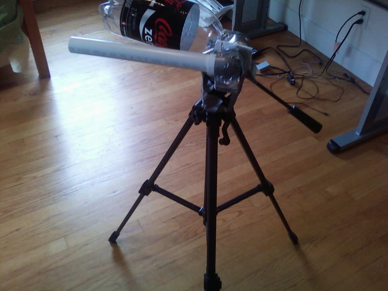 air powered marshmallow sub-machine gun