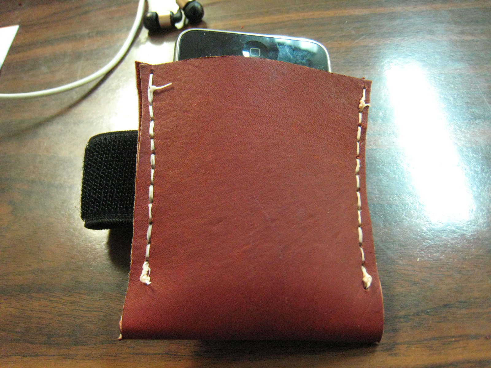 Leather ipod case
