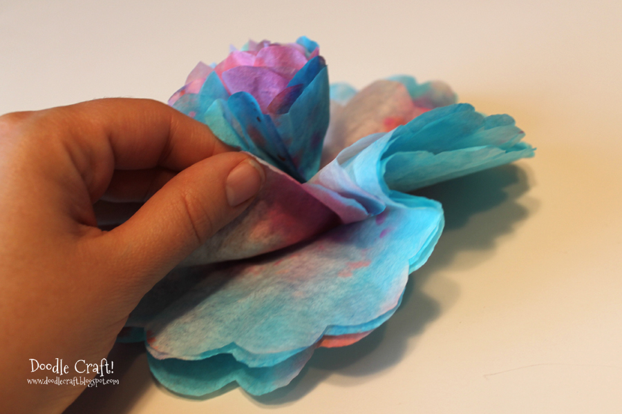 coffee filter flowers rosettes tutorial easy diy bouquet valentine's day mother's gift wreath coloring dying paper (6).JPG