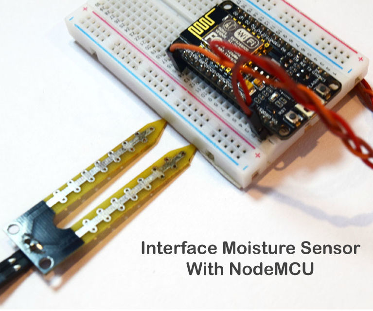 Interface Moisture Sensor With NodeMCU