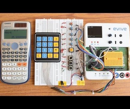 Scientific Calculator With Evive (arduino Powered Embedded Platform)