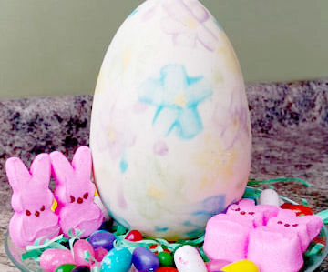 DIY Hand Painted Hollow Chocolate Easter Egg (with Surprises Inside!)