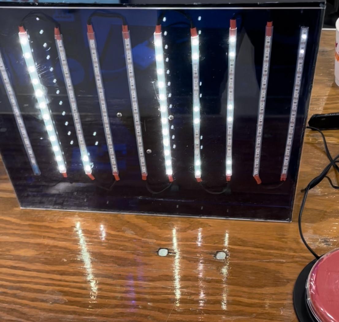 Assistive Tech Button Activated LED Matrix Sign Using Arduino 