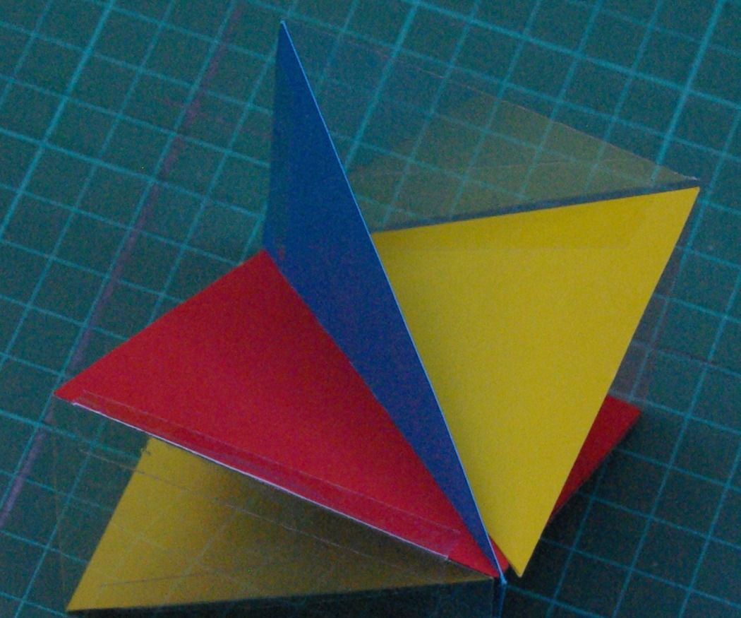 Making a Model That Illustrates Partitioning a Cube Into Six Congruent Tetrahedra