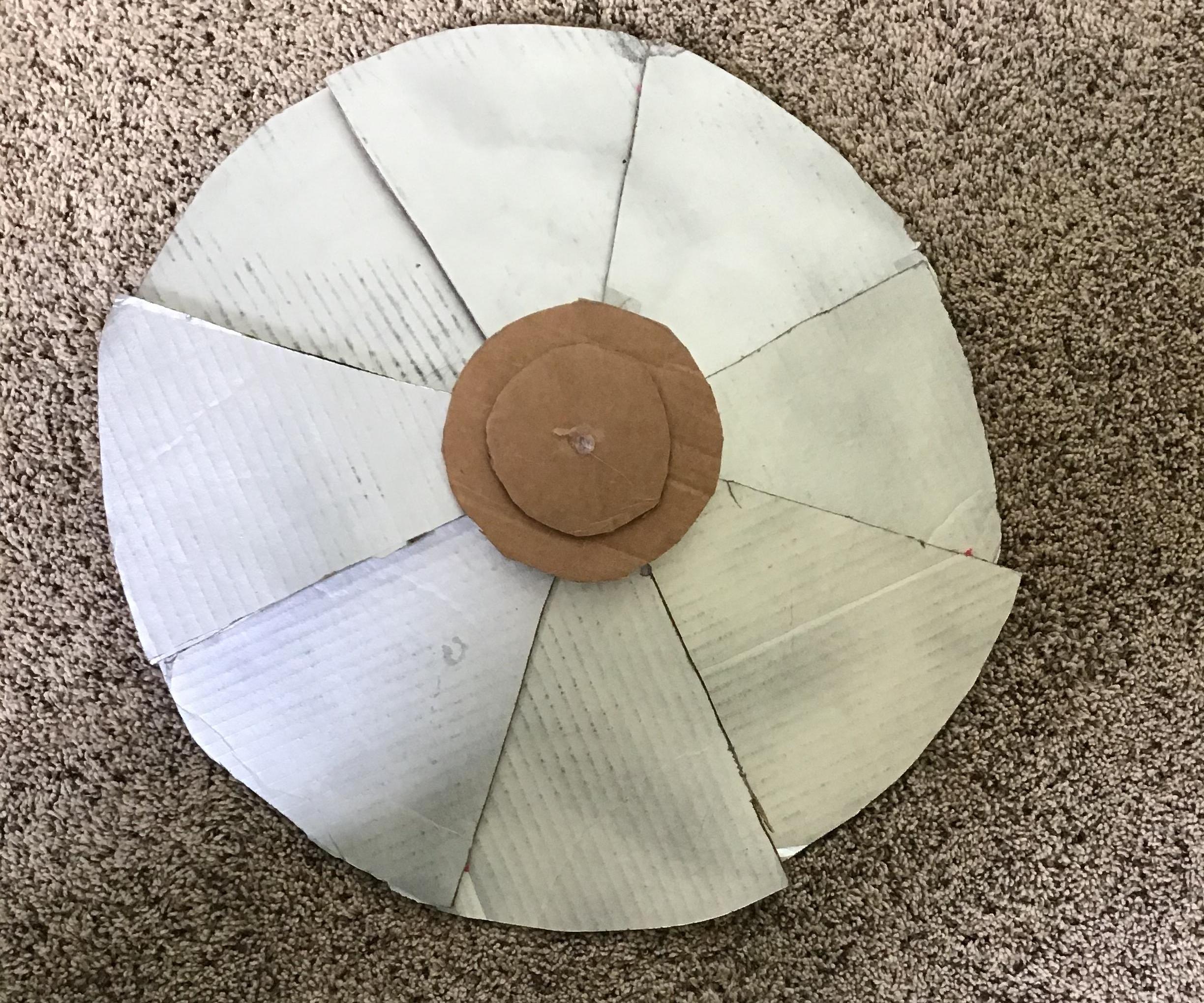 Big Cardboard Expandable Shield 