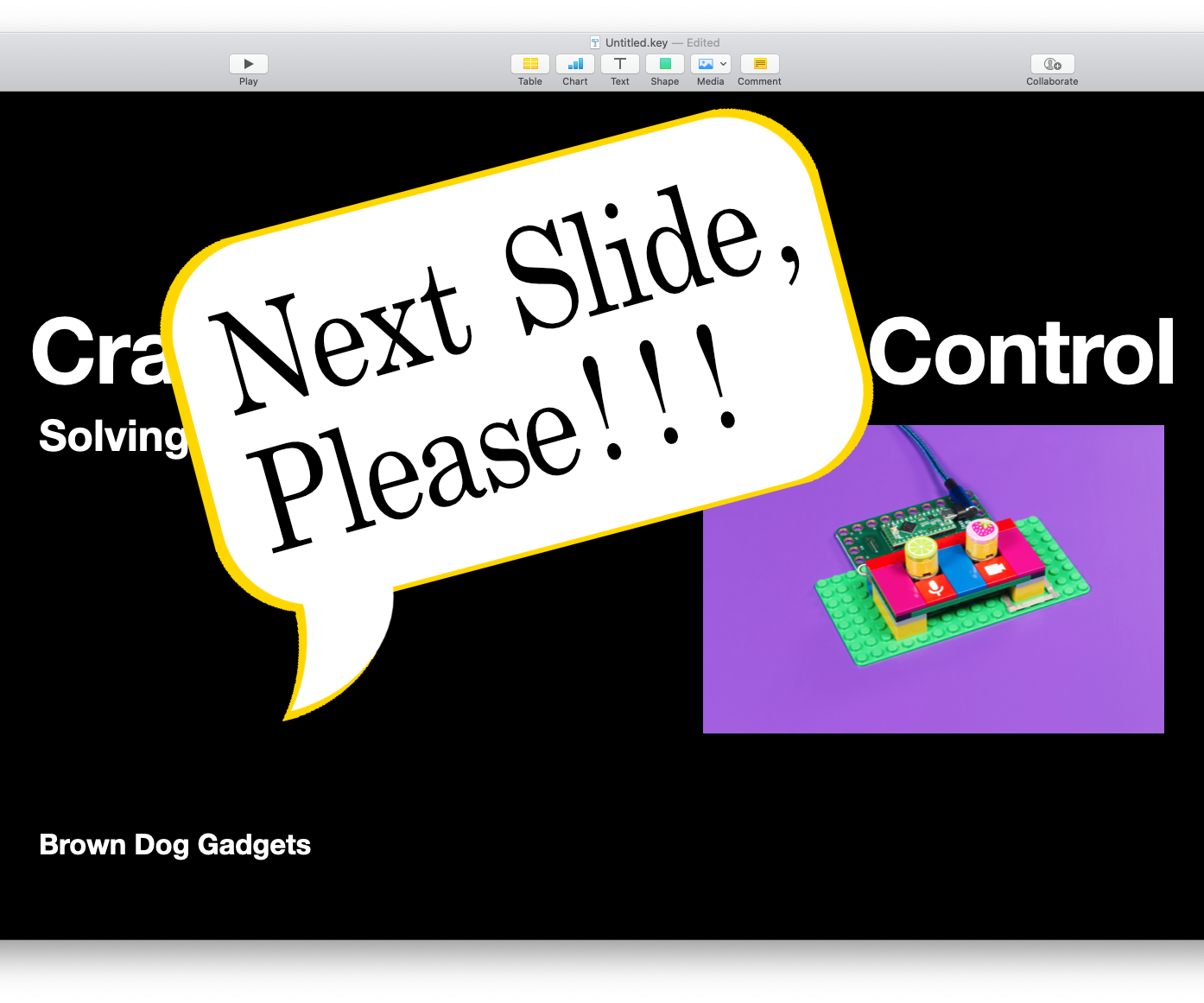 Slide Advance Alert System
