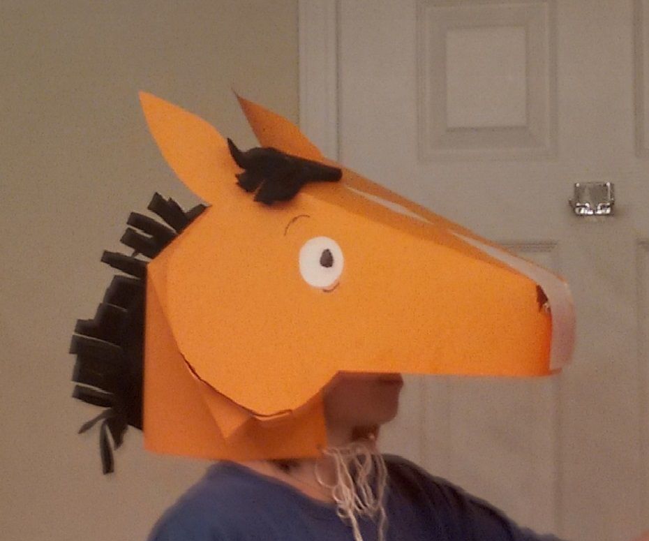 Paper Horse Mask