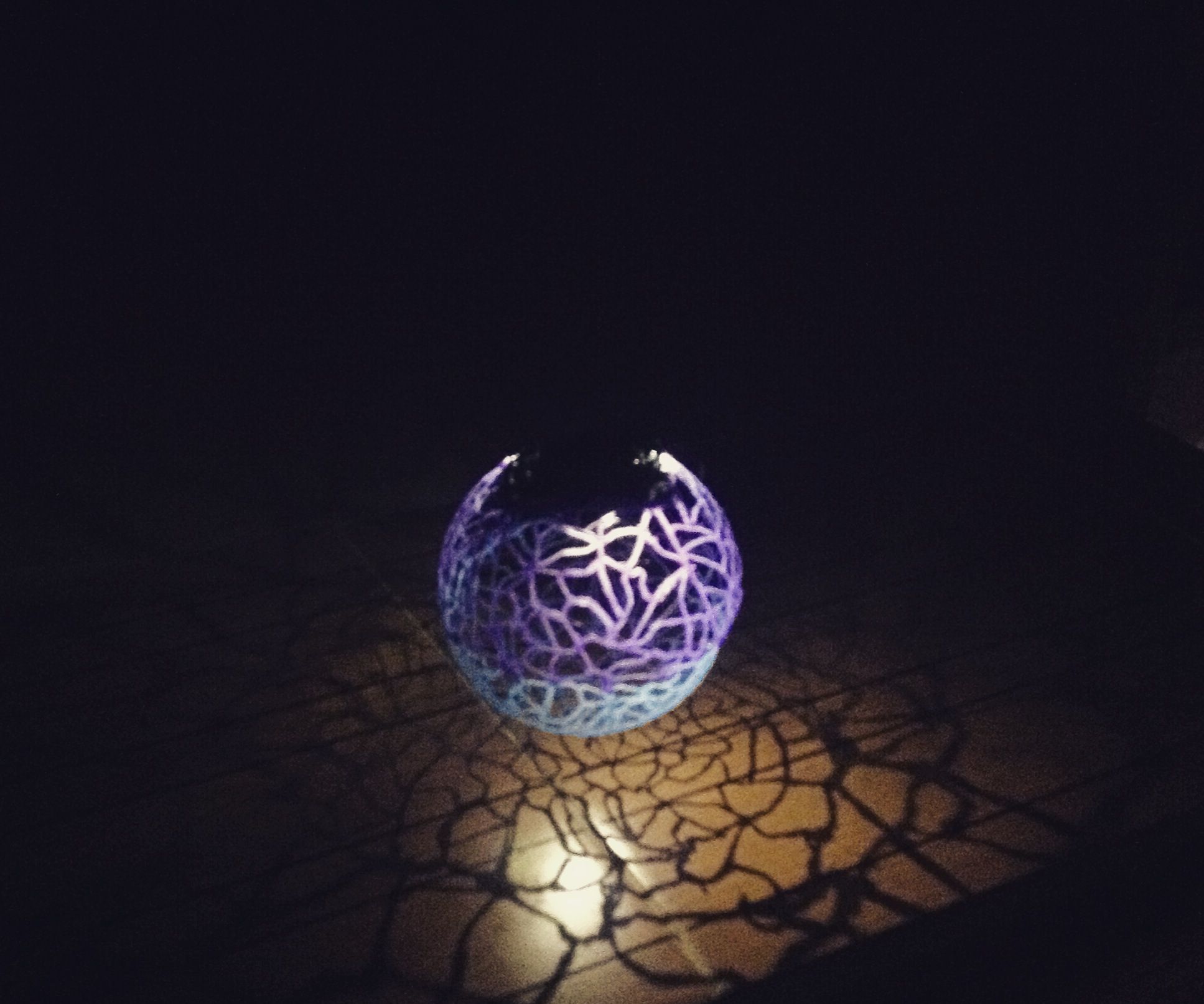 Lampara Solar Realizada con Pluma 3D