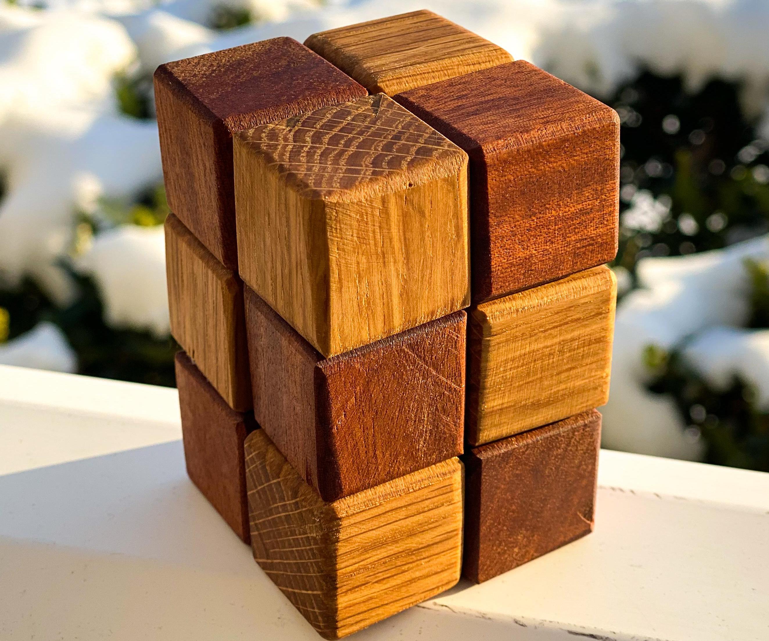 Elastic Cord Cube Puzzle