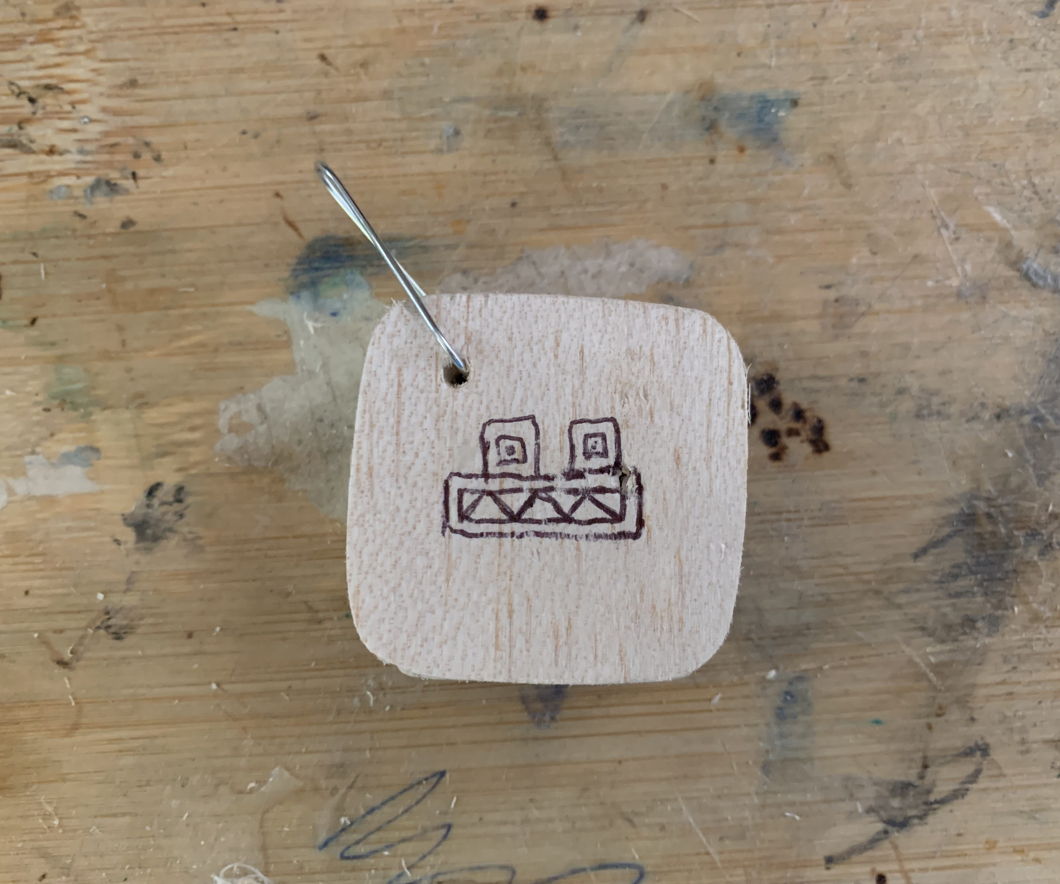 Wooden BT Tracker From Dead Tile