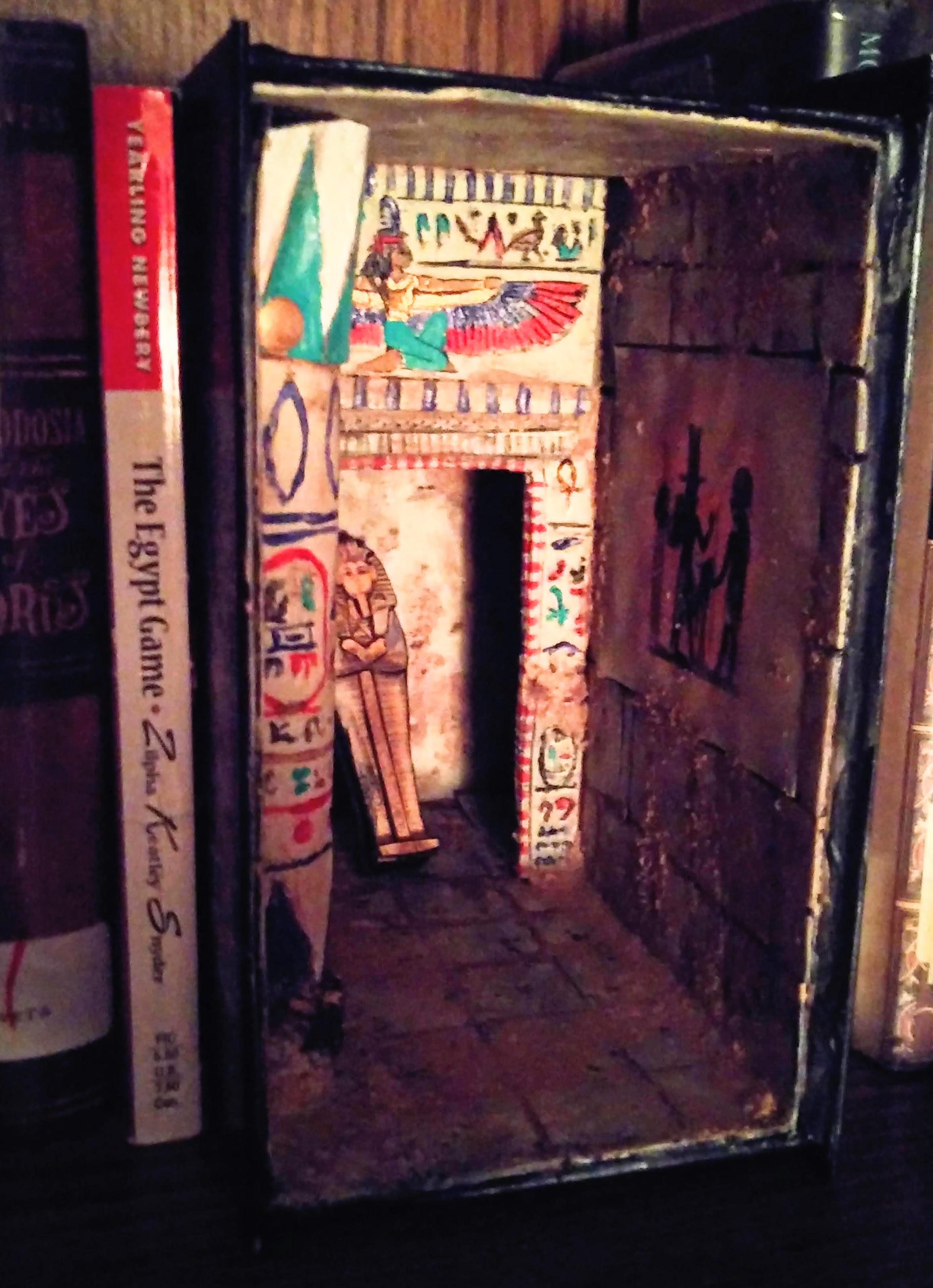 Egyptian Tomb Inspired Book Nook