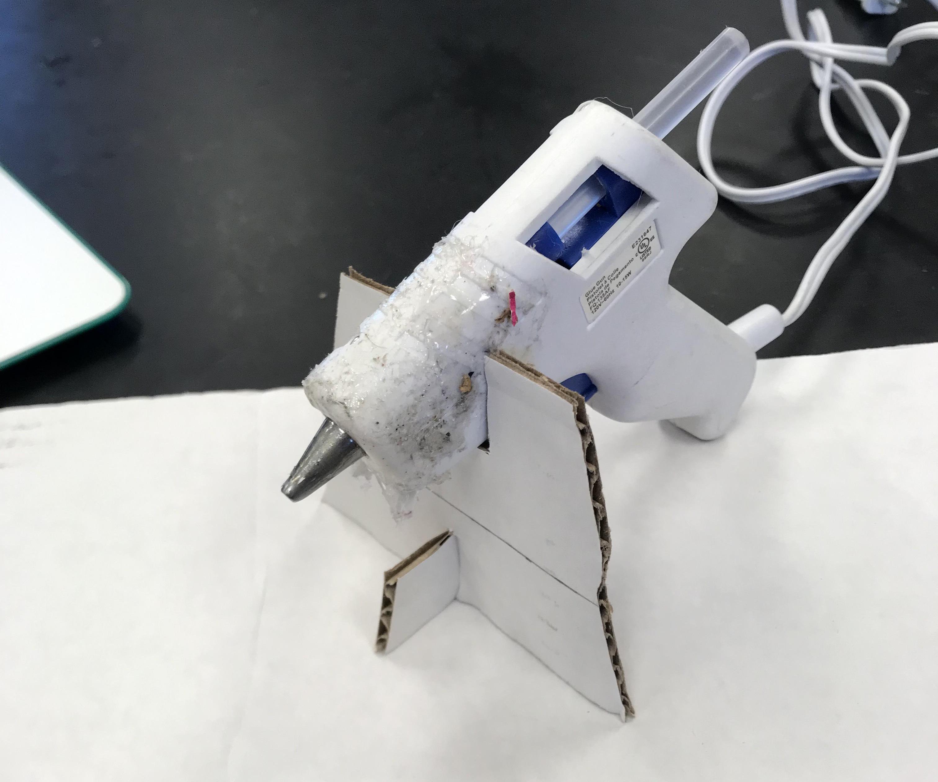 How to Make a SMIPLE CARDBOARD Hot Glue Gun Stand