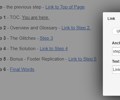 Bookmarks and Anchors with the Instructables Editor