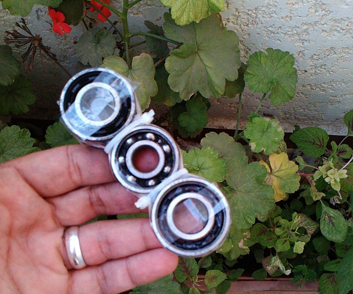 Old Bearing Into Fidget Spinner