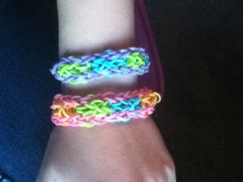 The Hexagon Rainbow Loom Bracelet