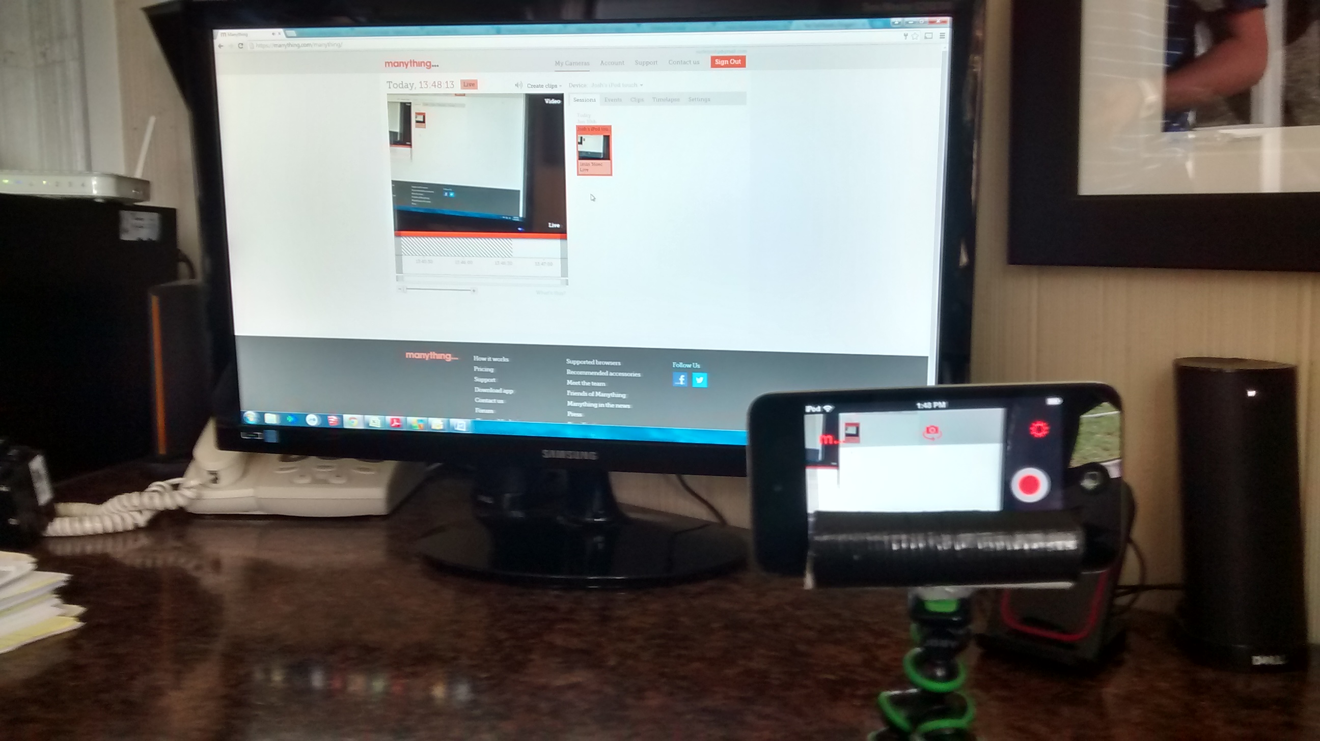 Free security camera/webcam from an old iOS device 