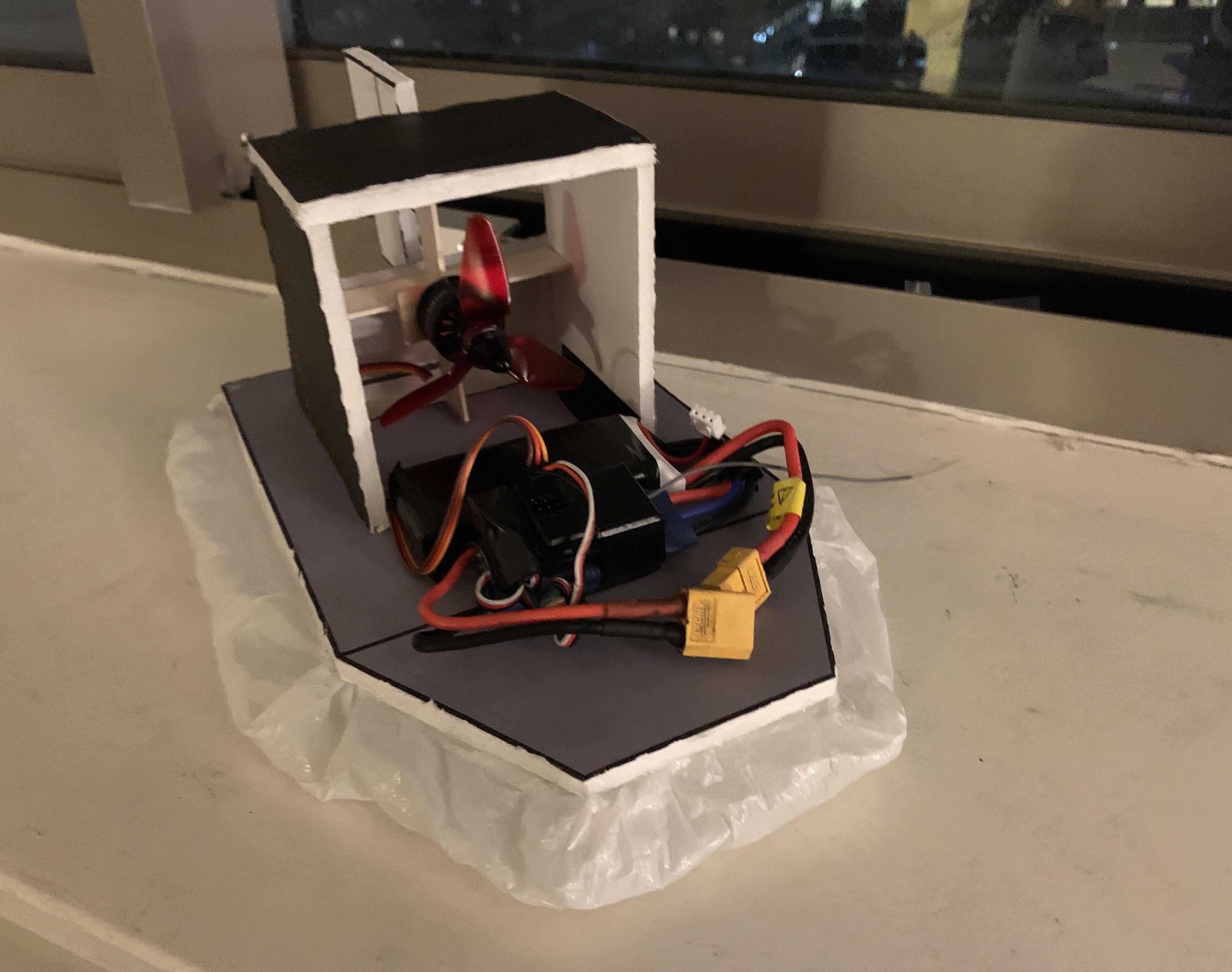RC Hovercraft - Single Motor (No Soldering Required) (Printable Plans Provided)